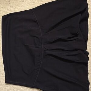 Black Maternity Tennis Skirt